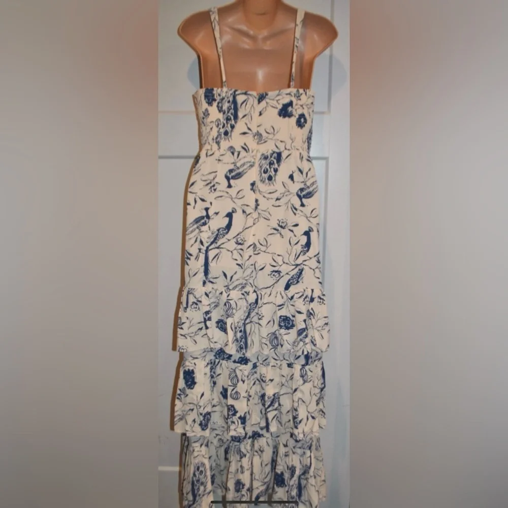 ABERCROMBIE & FITCH Drama Ruffle Tiered Maxi Dress size M NWT $150